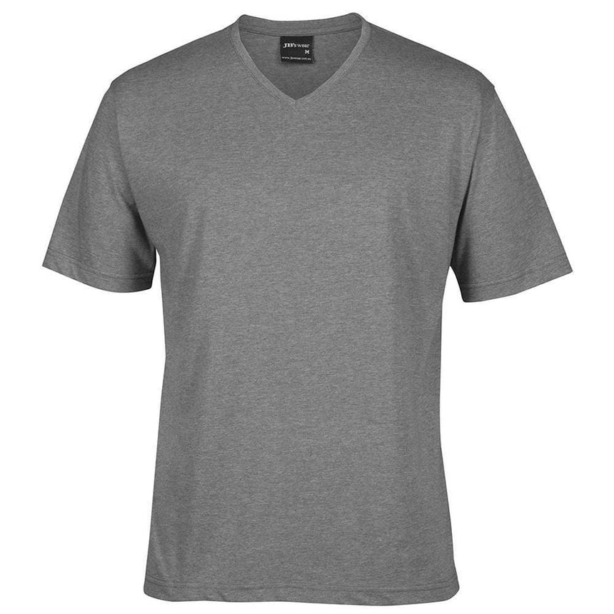 V Neck Tee T Shirts JB's Wear Grey Marle 2XS