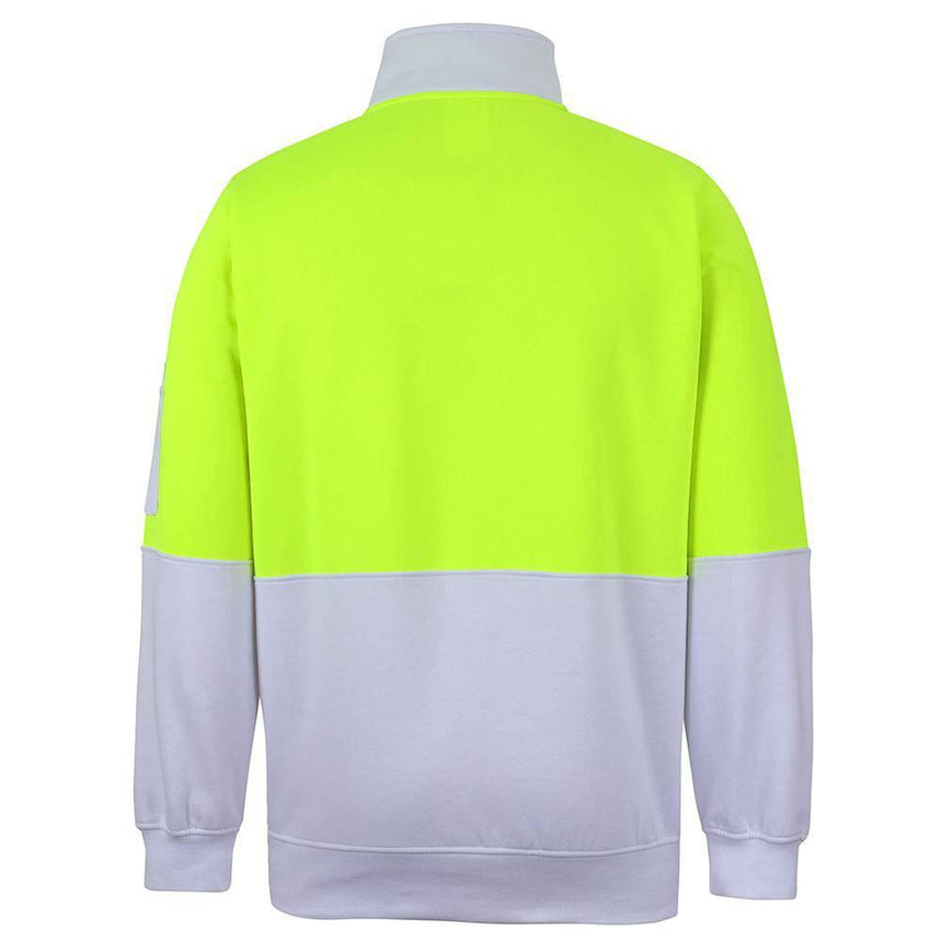 Hi Vis 1/2 Zip Fleecy Sweat Sweaters JB's Wear