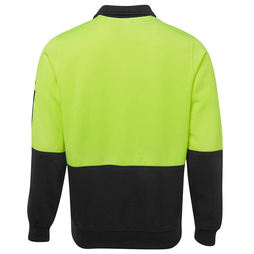 Hi Vis 1/2 Zip Fleecy Sweat Sweaters JB's Wear