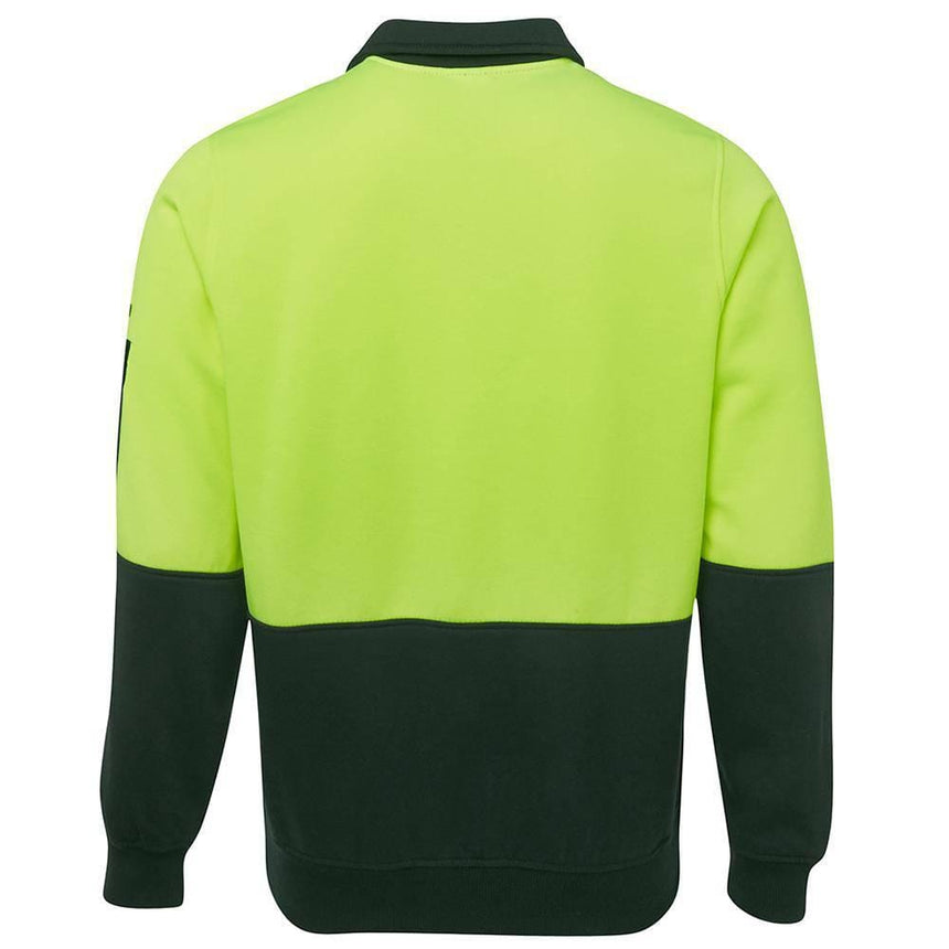 Hi Vis 1/2 Zip Fleecy Sweat Sweaters JB's Wear