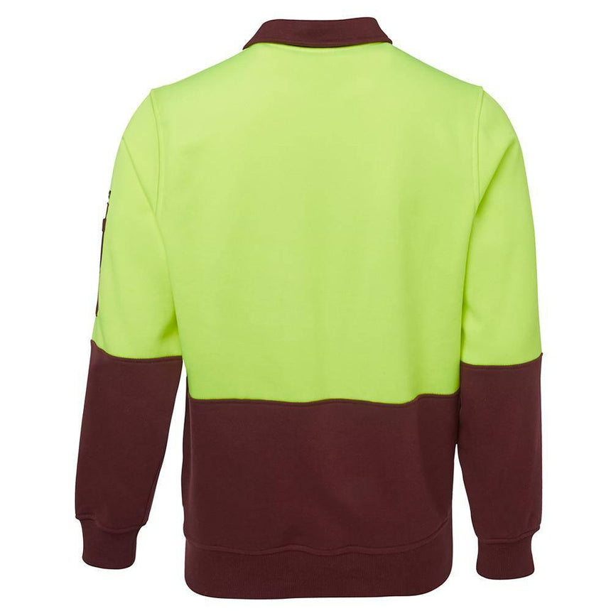 Hi Vis 1/2 Zip Fleecy Sweat Sweaters JB's Wear