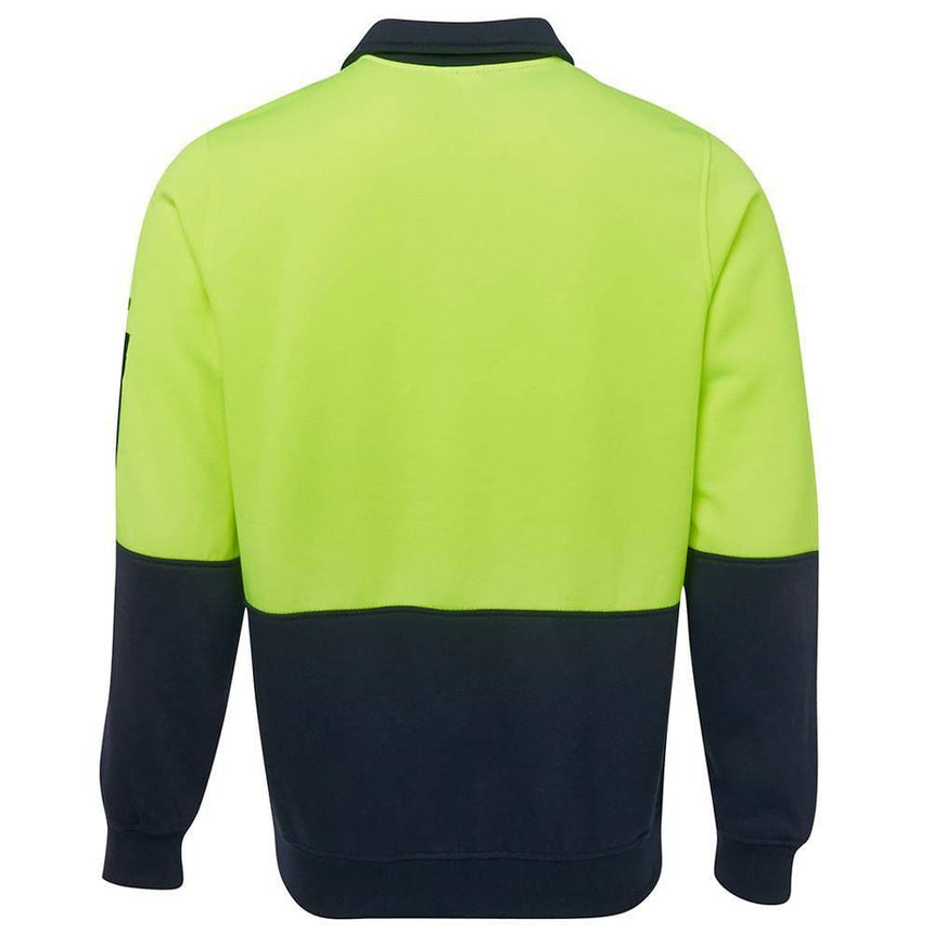 Hi Vis 1/2 Zip Fleecy Sweat Sweaters JB's Wear