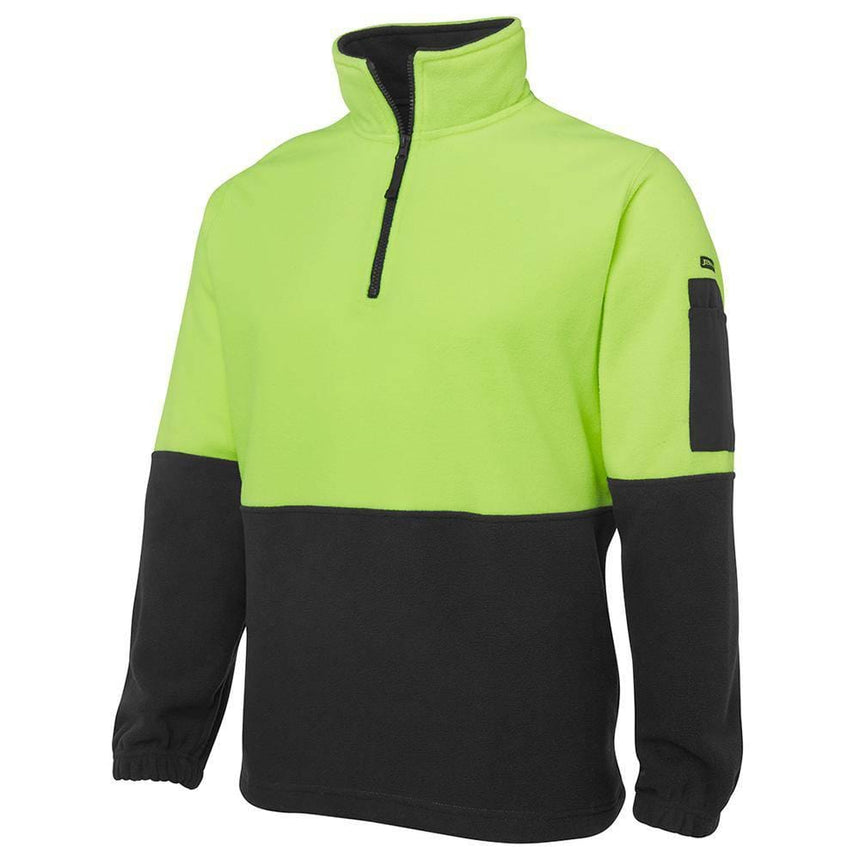 Hi Vis 1/2 Zip Polar Fleece Sweaters JB's Wear