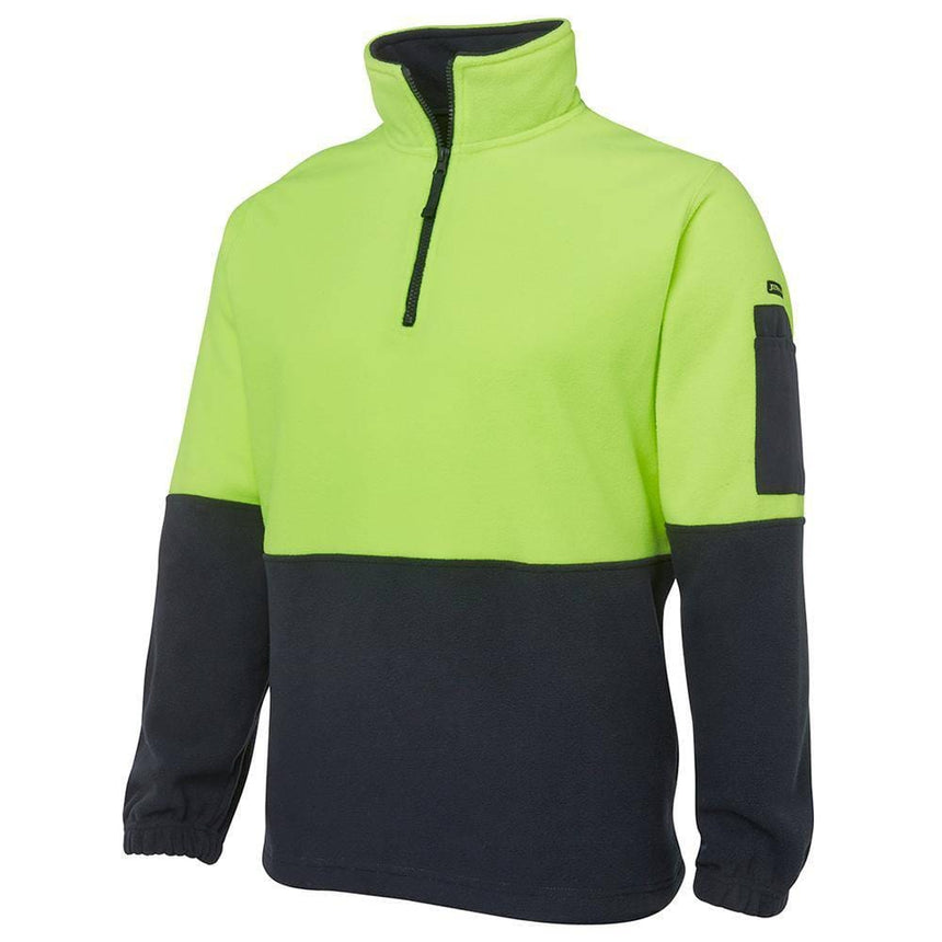 Hi Vis 1/2 Zip Polar Fleece Sweaters JB's Wear