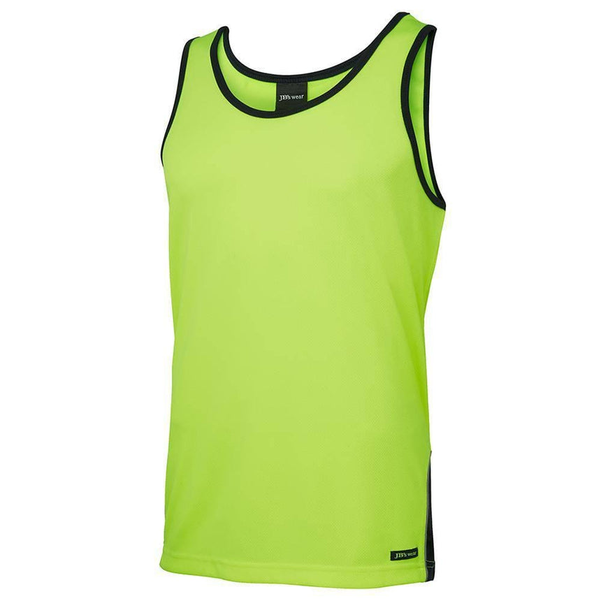 Hi Vis Contrast Singlet Singlets JB's Wear