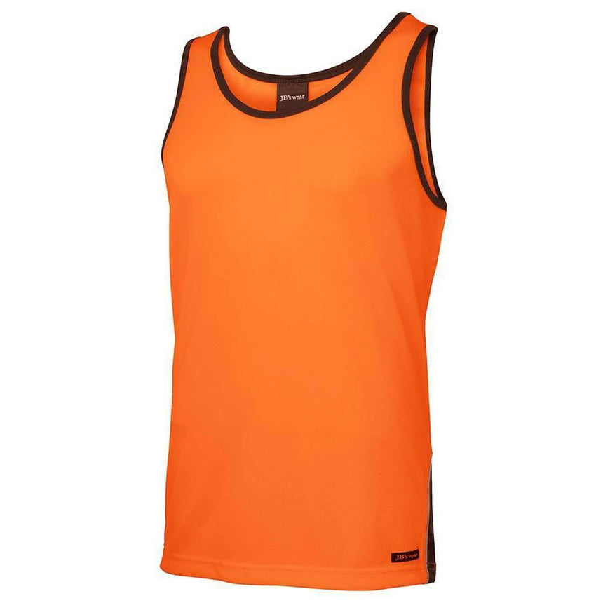 Hi Vis Contrast Singlet Singlets JB's Wear