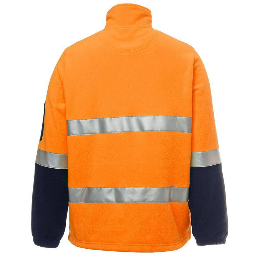 Hi Vis (D+N) 1/2 Zip Polar Fleece Sweaters JB's Wear
