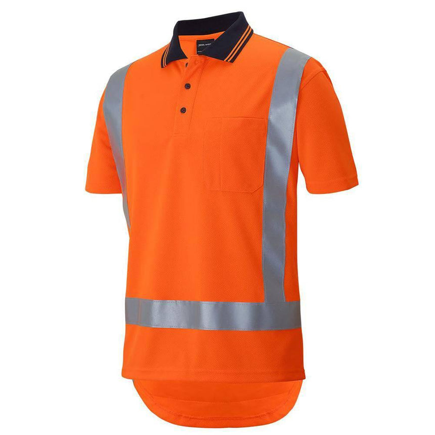 Hi Vis (D+N) S/S Non Cuff TTMC-W17 Traditional Polo Polos JB's Wear