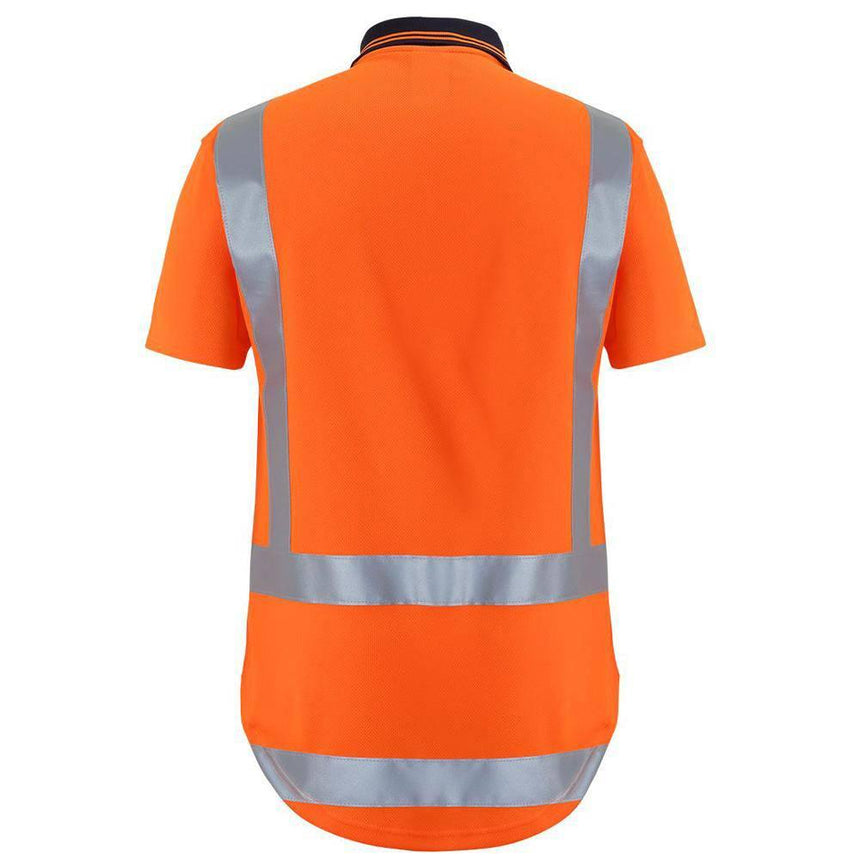 Hi Vis (D+N) S/S Non Cuff TTMC-W17 Traditional Polo Polos JB's Wear