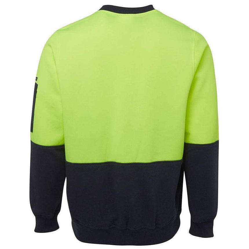 Hi Vis Fleecy Crew Sweaters JB's Wear