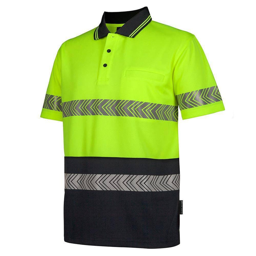 Hi Vis Hi Vis Segmented Tape Polo Polos JB's Wear