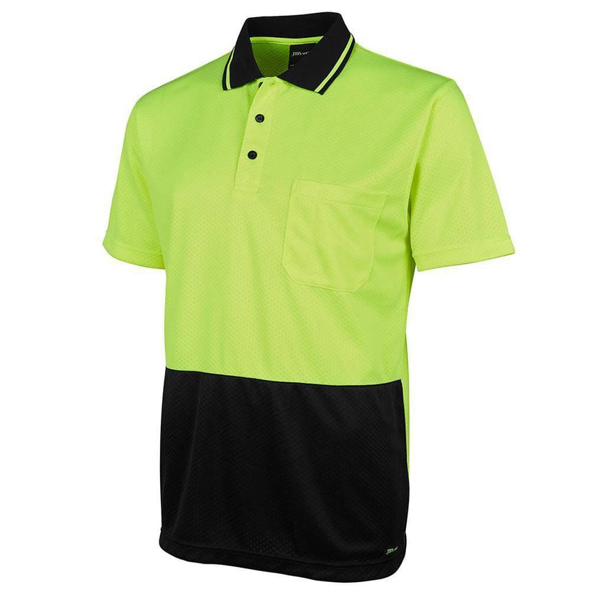 Hi Vis Jacquard Non Cuff Polo Polos JB's Wear