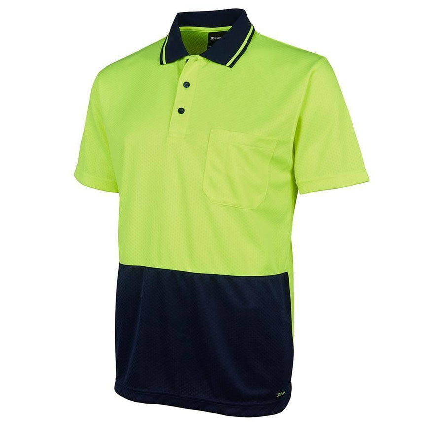 Hi Vis Jacquard Non Cuff Polo Polos JB's Wear