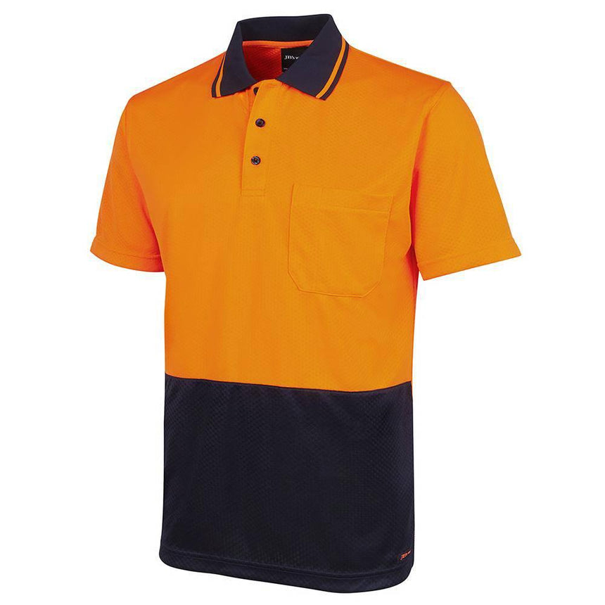 Hi Vis Jacquard Non Cuff Polo Polos JB's Wear