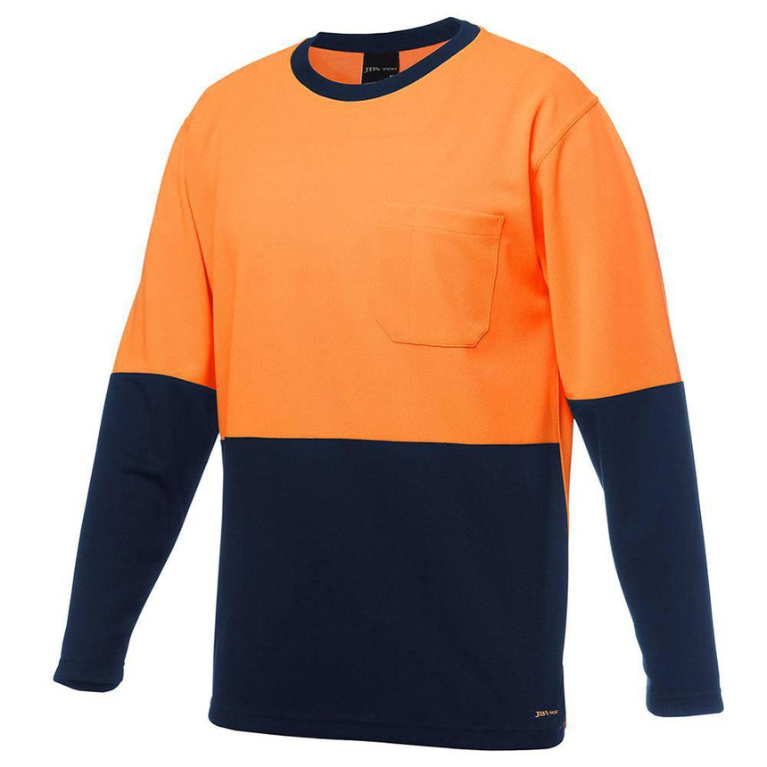 Hi Vis Long Sleeve T-Shirt T Shirts JB's Wear