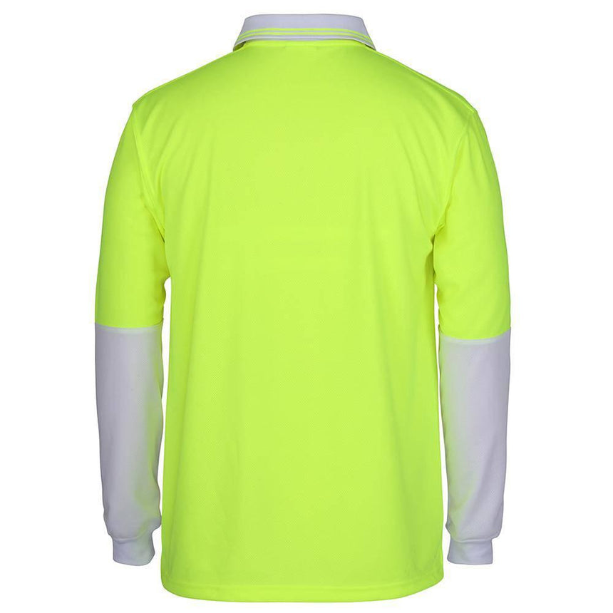 Hi Vis Long Sleeve Trad Polo Polos JB's Wear