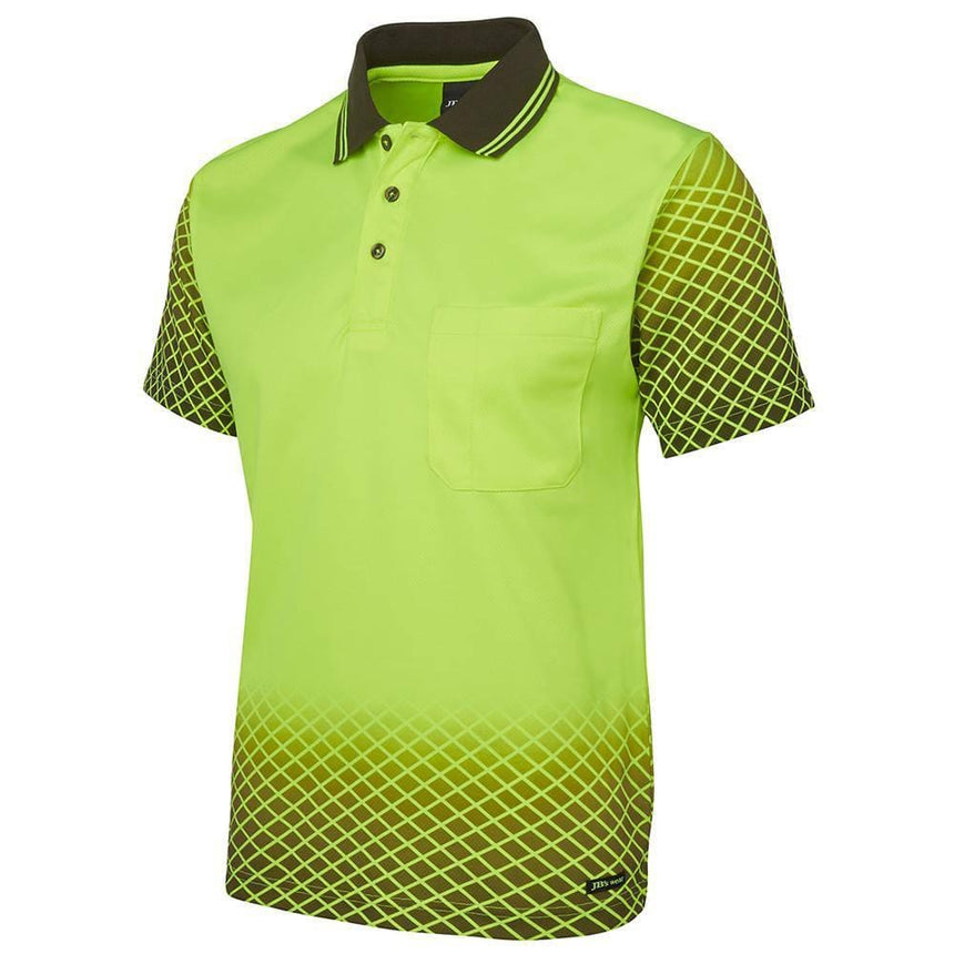 Hi Vis Net Sub Polo Polos JB's Wear