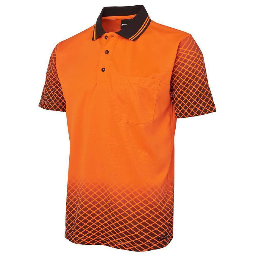 Hi Vis Net Sub Polo Polos JB's Wear