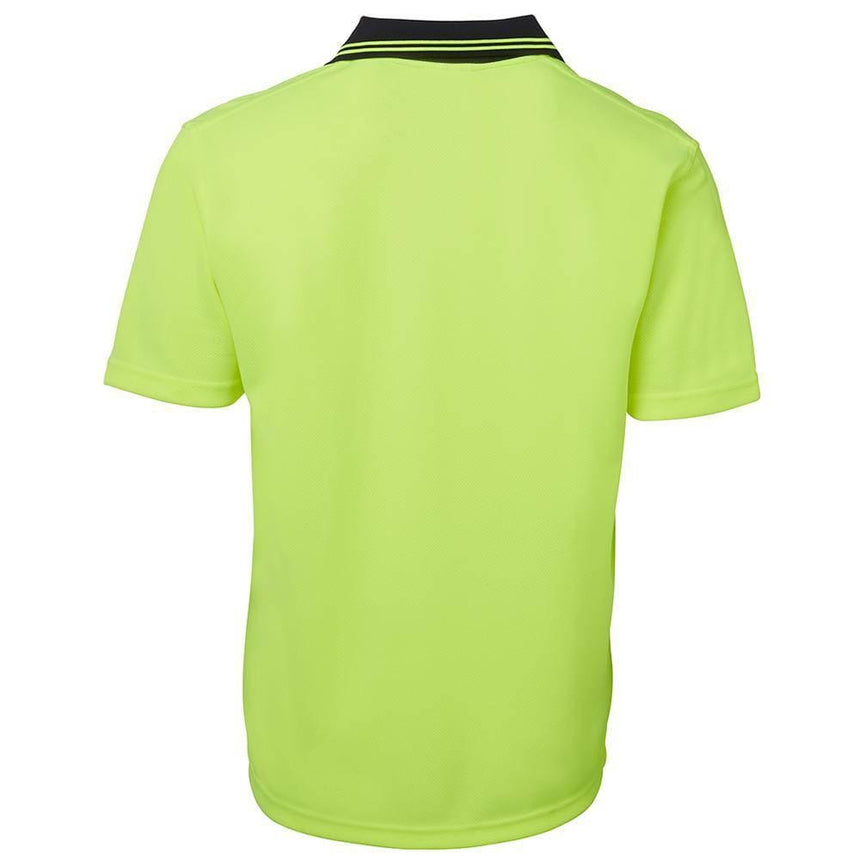 Hi Vis S/S Non Button Polo Polos JB's Wear