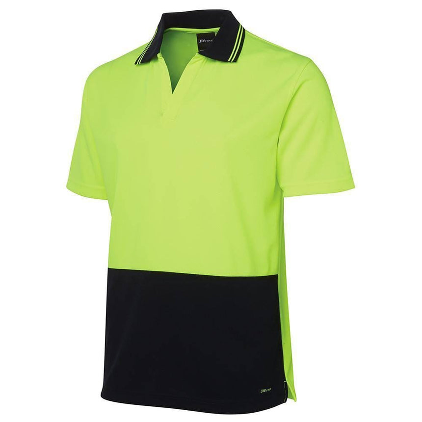 Hi Vis S/S Non Button Polo Polos JB's Wear