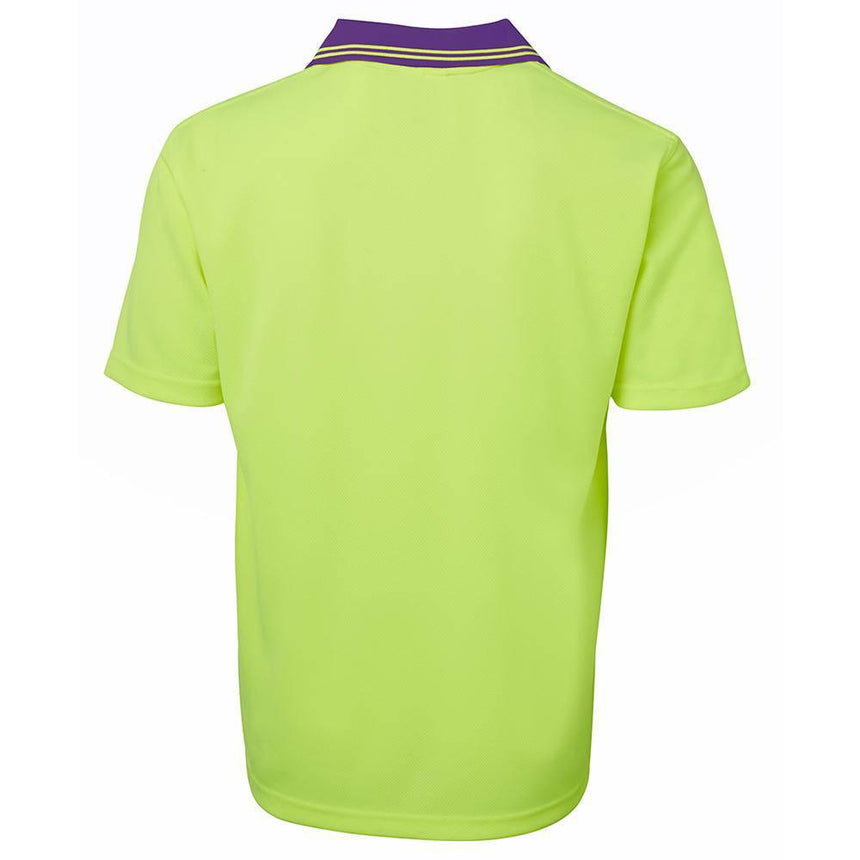 Hi Vis S/S Non Button Polo Polos JB's Wear