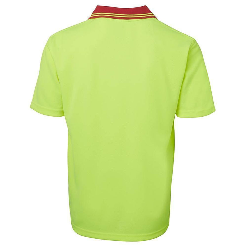 Hi Vis S/S Non Button Polo Polos JB's Wear