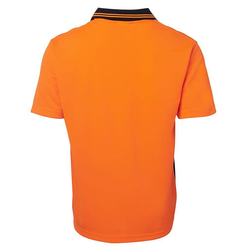 Hi Vis S/S Non Button Polo Polos JB's Wear