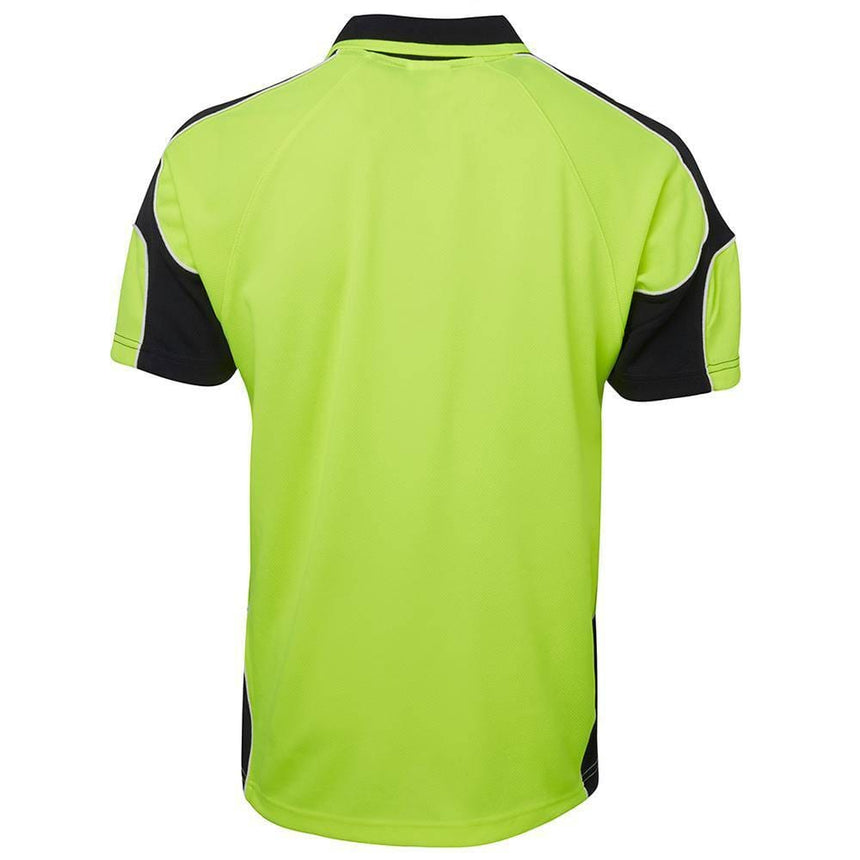 Hi Vis Short Sleeve Arm Panel Polo Polos JB's Wear