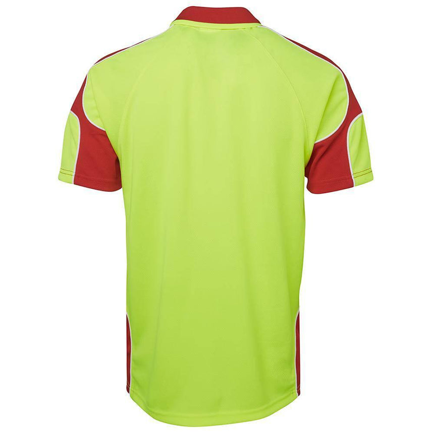 Hi Vis Short Sleeve Arm Panel Polo Polos JB's Wear