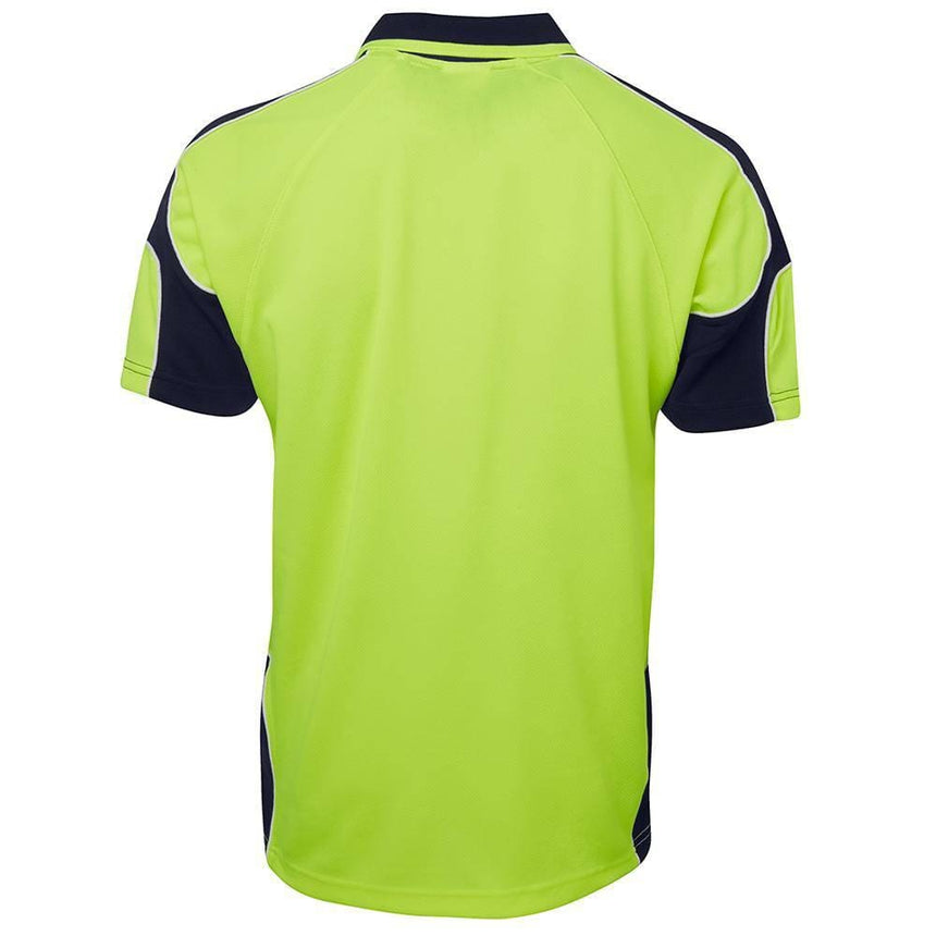 Hi Vis Short Sleeve Arm Panel Polo Polos JB's Wear