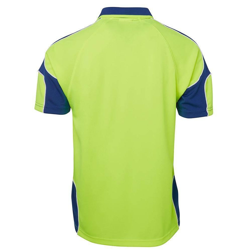 Hi Vis Short Sleeve Arm Panel Polo Polos JB's Wear