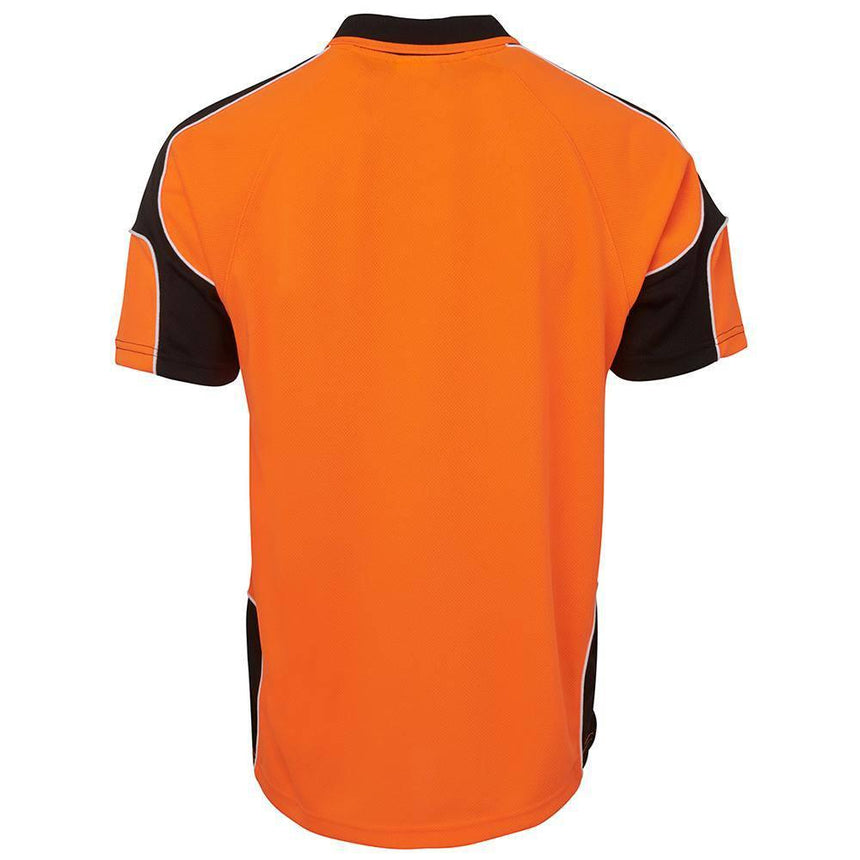 Hi Vis Short Sleeve Arm Panel Polo Polos JB's Wear
