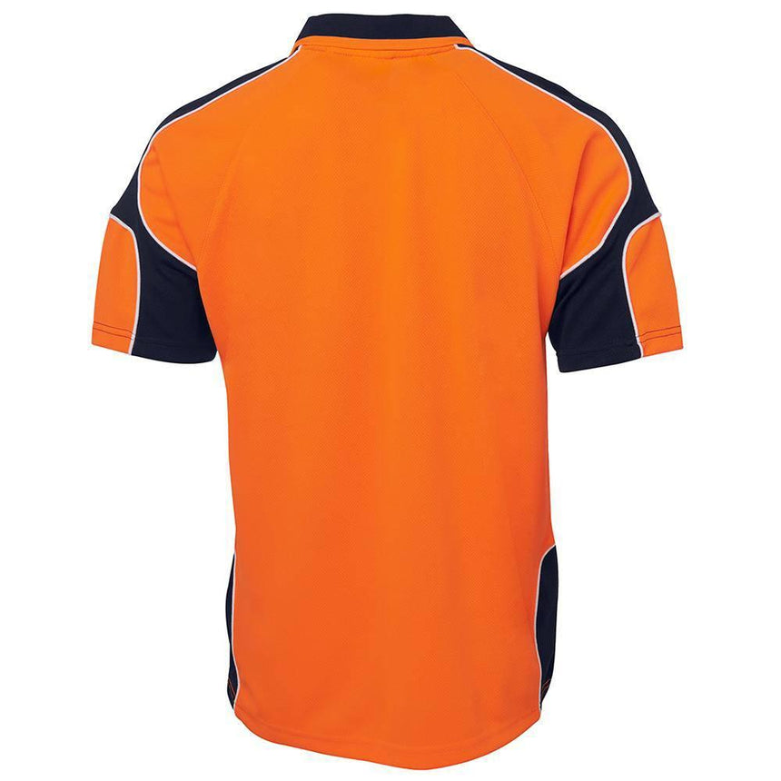 Hi Vis Short Sleeve Arm Panel Polo Polos JB's Wear