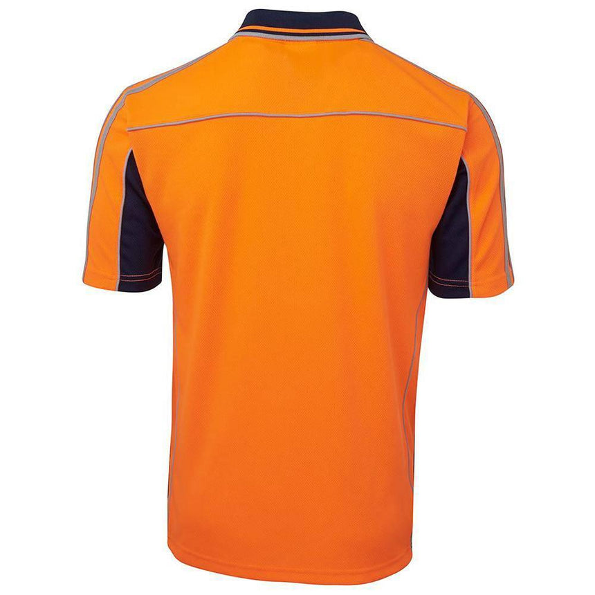 Hi Vis Short Sleeve Arm Panel Polo Polos JB's Wear
