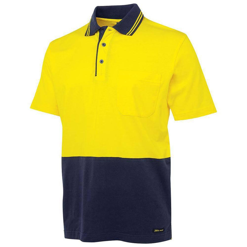 Hi Vis Short Sleeve Cotton Polo Polos JB's Wear