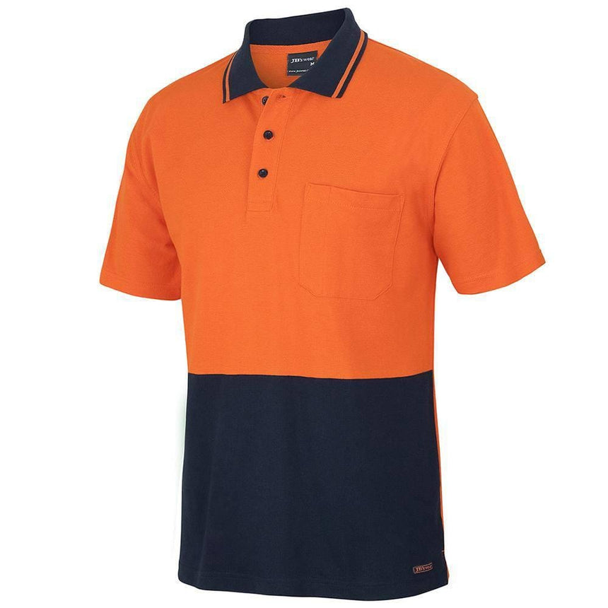 Hi Vis Short Sleeve Cotton Polo Polos JB's Wear