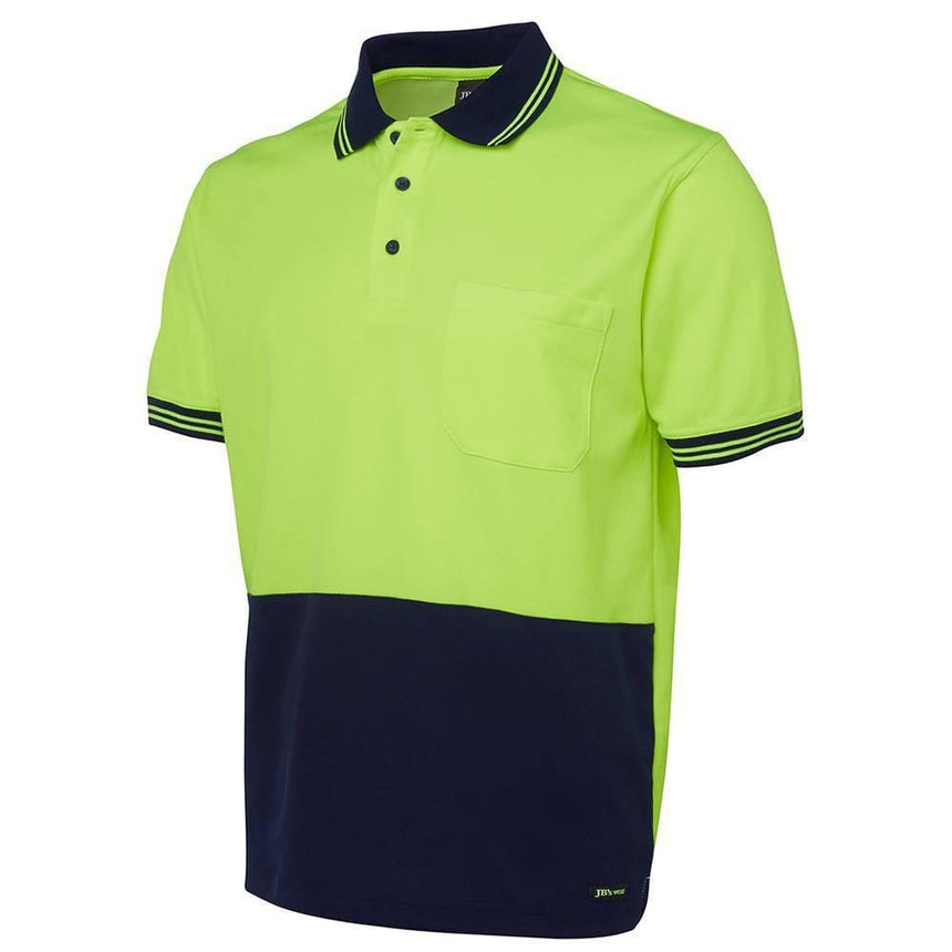 Hi Vis Short Sleeve Cotton Polo Polos JB's Wear