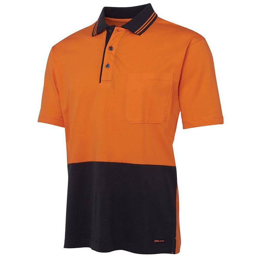 Hi Vis Short Sleeve Cotton Polo Polos JB's Wear