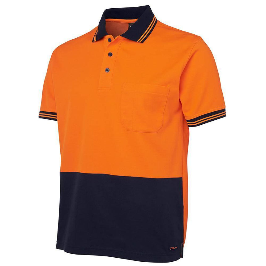 Hi Vis Short Sleeve Cotton Polo Polos JB's Wear