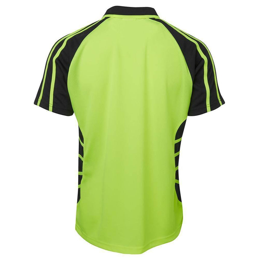 Hi Vis Short Sleeve Spider Polo Polos JB's Wear