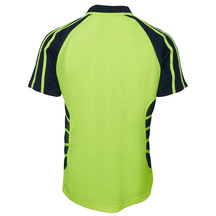 Hi Vis Short Sleeve Spider Polo Polos JB's Wear