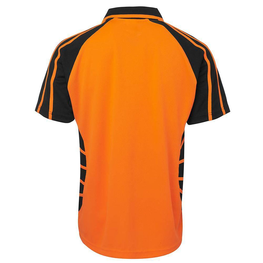 Hi Vis Short Sleeve Spider Polo Polos JB's Wear