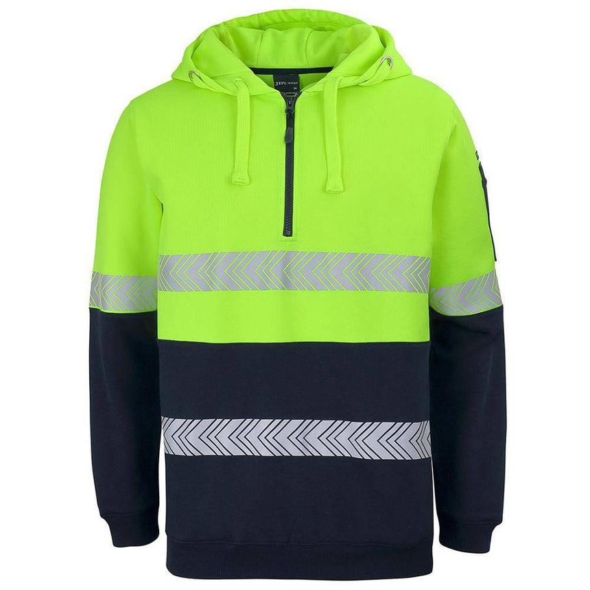 Hi Vis ½ Zip Segmented Tape Fleece Sweaters JB's Wear