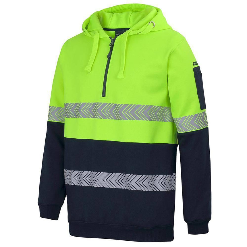 Hi Vis ½ Zip Segmented Tape Fleece Sweaters JB's Wear