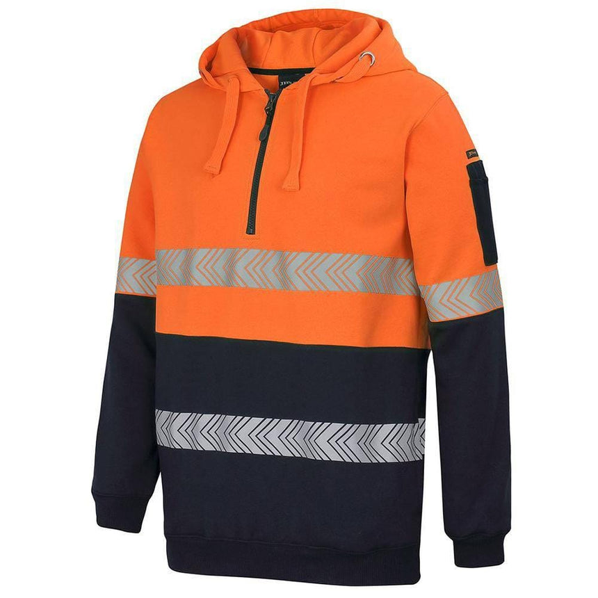 Hi Vis ½ Zip Segmented Tape Fleece Sweaters JB's Wear