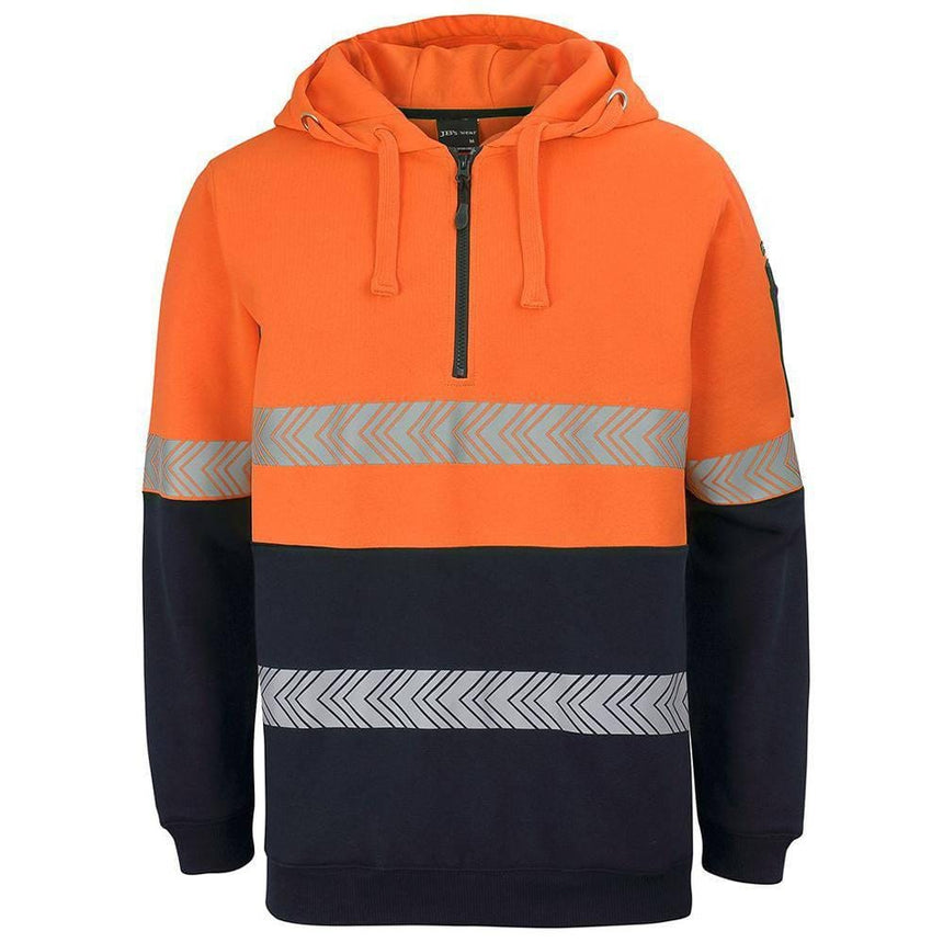 Hi Vis ½ Zip Segmented Tape Fleece Sweaters JB's Wear