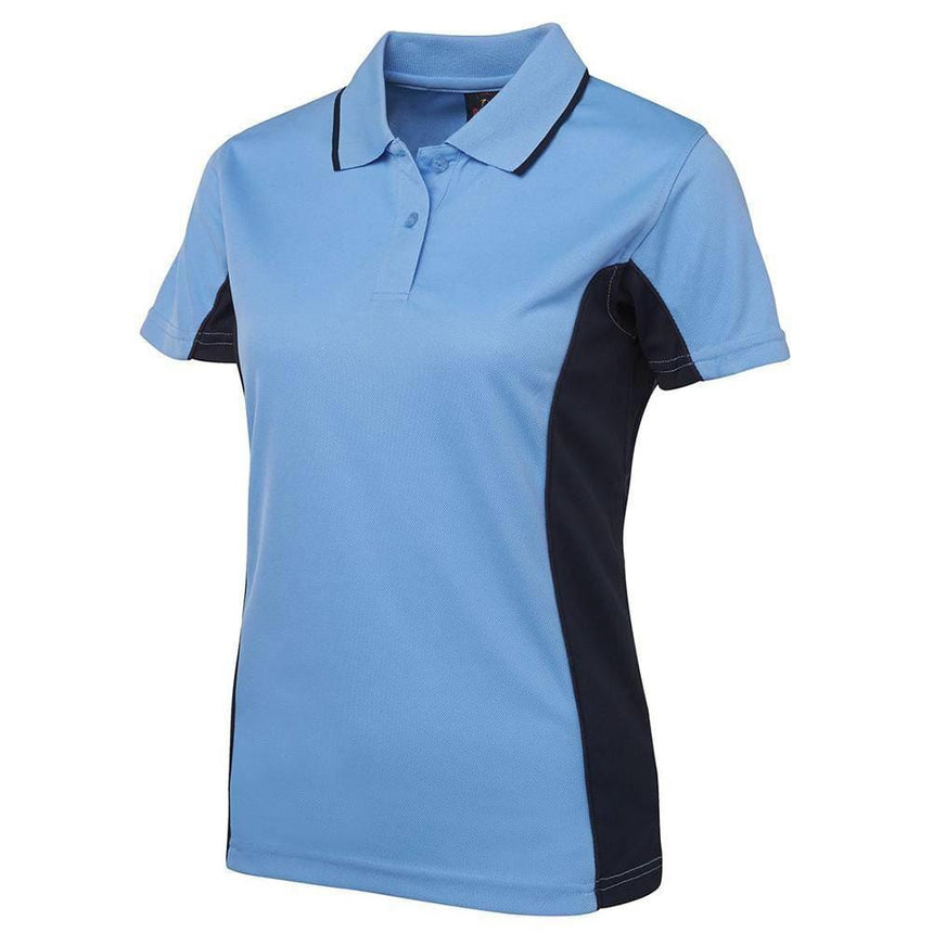 Ladies Contrast Polo Polos JB's Wear