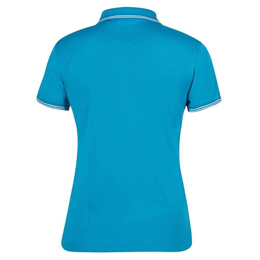 Ladies Jacquard Contrast Polo Polos JB's Wear