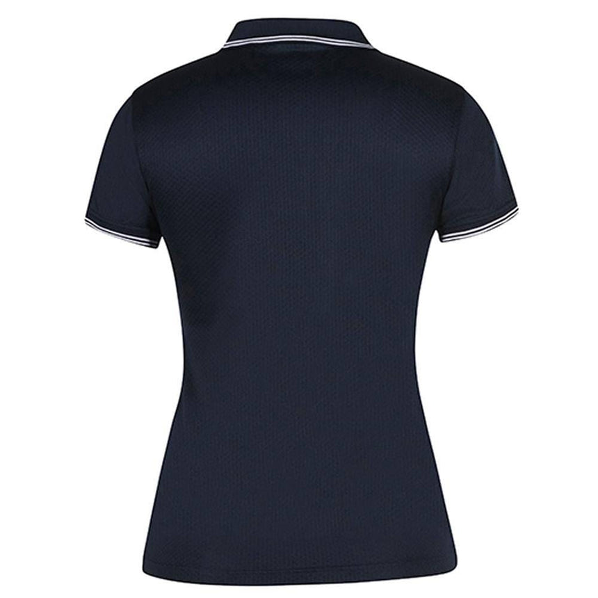 Ladies Jacquard Contrast Polo Polos JB's Wear