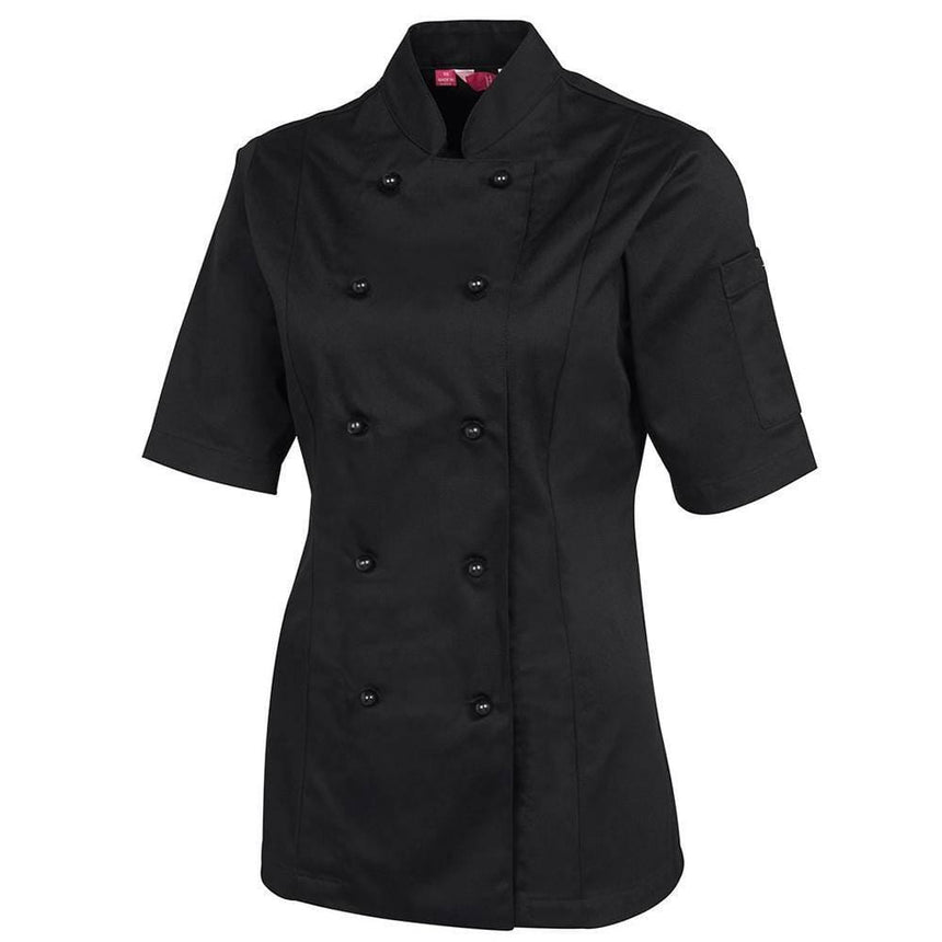 Ladies Short Sleeve Chef's Jacket Chef Jackets JB's Wear